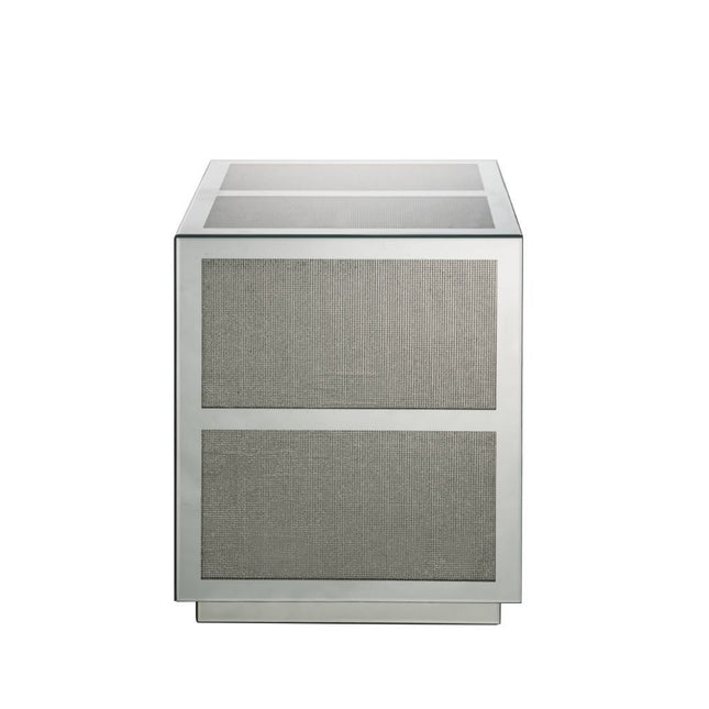 Lavina - End Table - Mirrored & Faux Diamonds - Tony's Home Furnishings