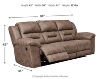 Thumbnail for Stoneland - Reclining Sofa