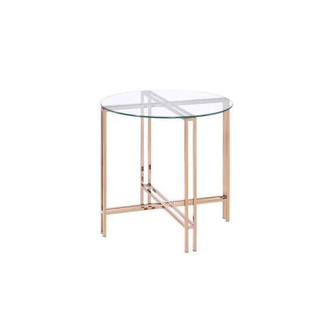 Veises - End Table - Champagne - Tony's Home Furnishings