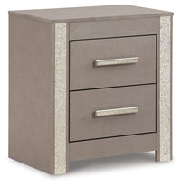Thumbnail for Surancha - Gray - Two Drawer Night Stand Tony's Home Furnishings Furniture. Beds. Dressers. Sofas.