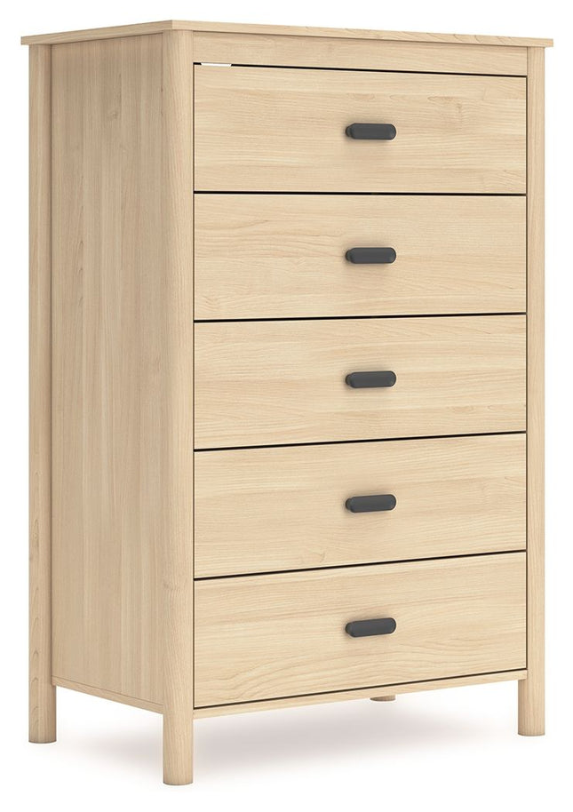 Cabinella - Tan - Five Drawer Chest - Tony's Home Furnishings