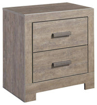 Thumbnail for Culverbach - Gray - Two Drawer Night Stand Tony's Home Furnishings Furniture. Beds. Dressers. Sofas.