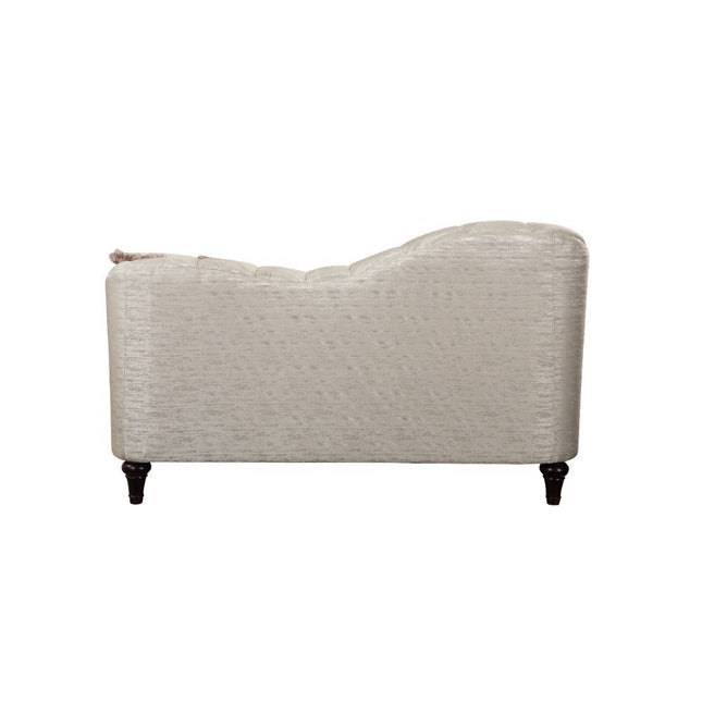 Athalia - Loveseat - Shimmering Pearl - Tony's Home Furnishings