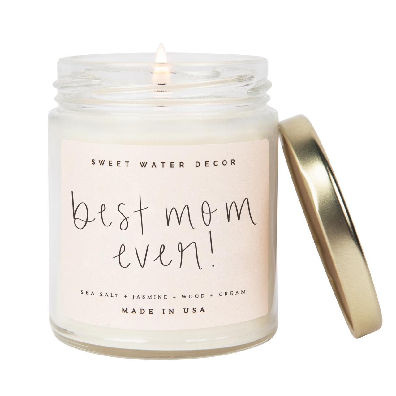 Best Mom Ever! Soy Candle - Clear Jar - 9 oz - Tony's Home Furnishings