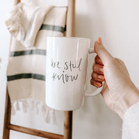 Thumbnail for Be Still and Know Tall Coffee Mug - Tony's Home Furnishings