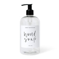 Thumbnail for 16oz Clear Plastic Hand Soap Dispenser - White Label Tony's Home Furnishings Furniture. Beds. Dressers. Sofas.