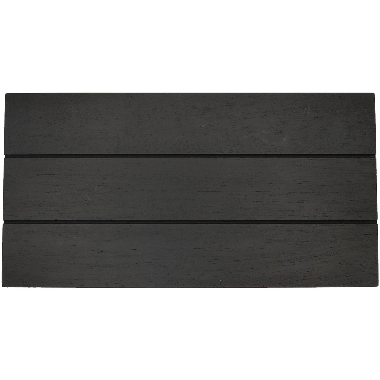 Black Rectangular Wood Tray - Tony's Home Furnishings