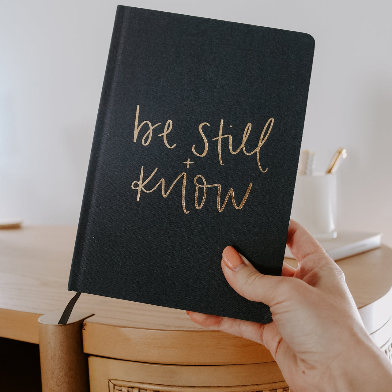 Be Still and Know Fabric Journal - Tony's Home Furnishings