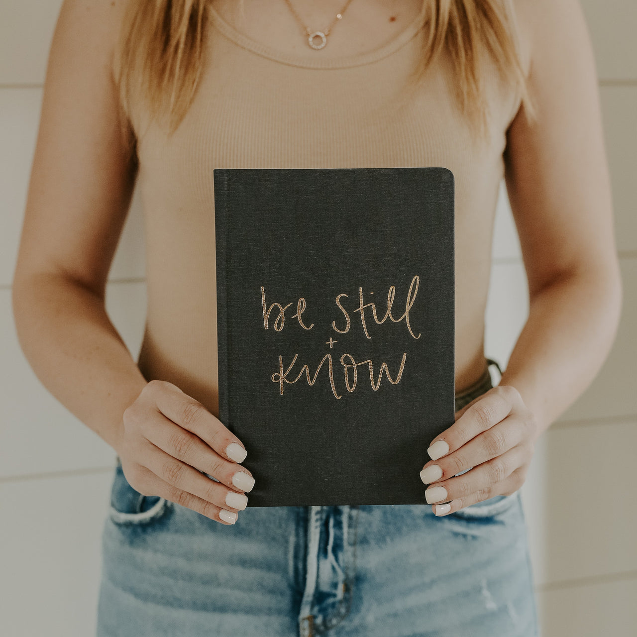 Be Still and Know Fabric Journal - Tony's Home Furnishings