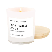 Thumbnail for Best Mom Ever Soy Candle - White Jar - 11 oz - Tony's Home Furnishings