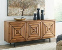 Thumbnail for Fair - Warm Brown - Accent Cabinet Tony's Home Furnishings Furniture. Beds. Dressers. Sofas.