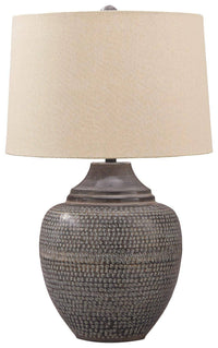 Thumbnail for Olinger - Brown - Metal Table Lamp Tony's Home Furnishings Furniture. Beds. Dressers. Sofas.