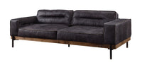 Silchester - Sofa - Antique Ebony Top Grain Leather - Tony's Home Furnishings