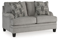 Thumbnail for Davinca - Charcoal - Loveseat Tony's Home Furnishings Furniture. Beds. Dressers. Sofas.