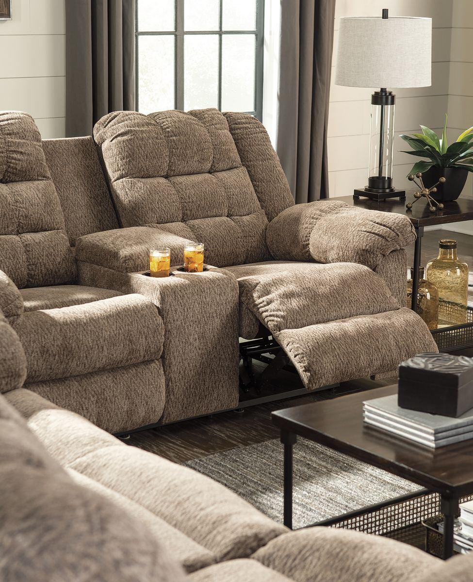 Workhorse - Cocoa - 2 Pc. - Reclining Sofa, Loveseat Tony's Home Furnishings Furniture. Beds. Dressers. Sofas.