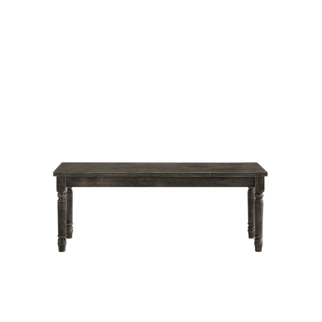 Claudia II - Bench - Weathered Gray - Tony's Home Furnishings