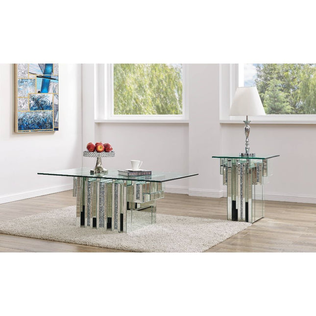 Noralie - Coffee Table - Mirrored - 18" - Tony's Home Furnishings