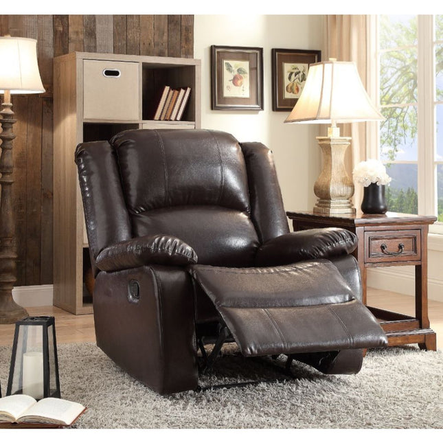 Vita - Recliner - Espresso PU - Tony's Home Furnishings