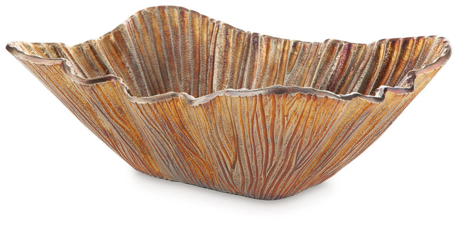 Gabbievale - Antique Gold Finish - Bowl Signature Design by Ashley® 