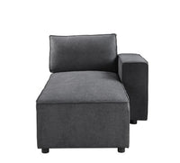 Silvester - Chaise - Gray Fabric - Tony's Home Furnishings