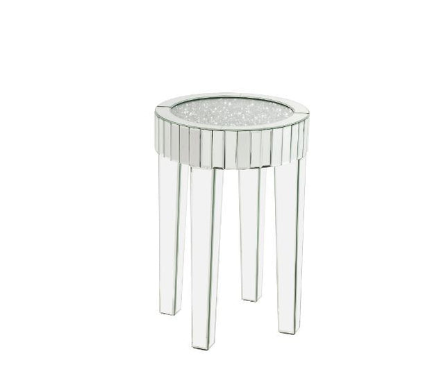 Ornat - End Table - Mirrored & Faux Diamonds - 24" - Tony's Home Furnishings