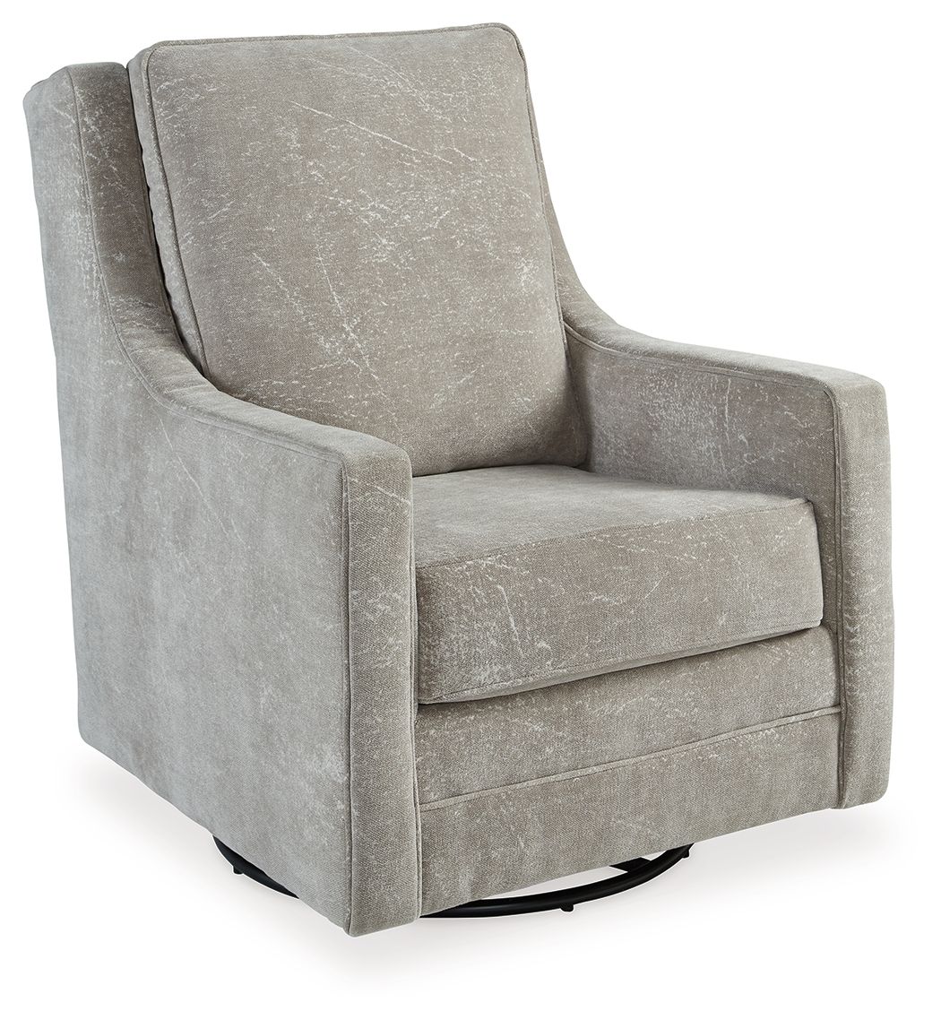 Kambria - Pebble - Swivel Glider Accent Chair Tony's Home Furnishings Furniture. Beds. Dressers. Sofas.