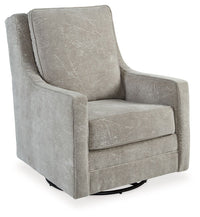 Thumbnail for Kambria - Pebble - Swivel Glider Accent Chair Tony's Home Furnishings Furniture. Beds. Dressers. Sofas.