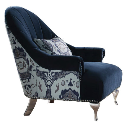 Jaborosa - Chair - Blue Velvet - Tony's Home Furnishings