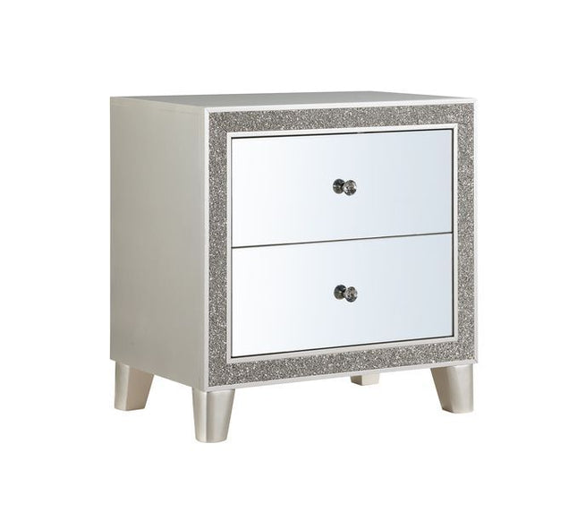 Sliverfluff - Nightstand - Mirrored & Champagne Finish - Tony's Home Furnishings