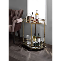Thumbnail for Lacole - Serving Cart - Champagne & Mirror - Tony's Home Furnishings