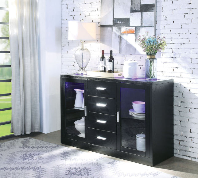 Bernice - Server - Black - Tony's Home Furnishings