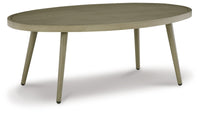 Thumbnail for Swiss Valley - Beige - Oval Cocktail Table Tony's Home Furnishings Furniture. Beds. Dressers. Sofas.