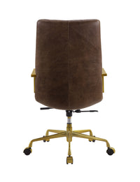 Thumbnail for Rolento - Executive Office Chair - Espresso Top Grain Leather - Tony's Home Furnishings