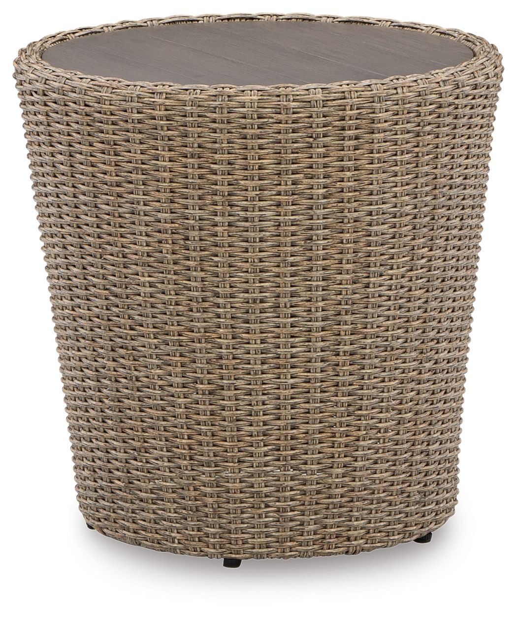 Danson - Beige - Round End Table - Tony's Home Furnishings