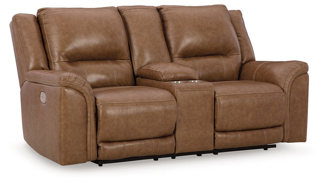 Trasimeno - Power Reclining Loveseat With Console - Tony's Home Furnishings