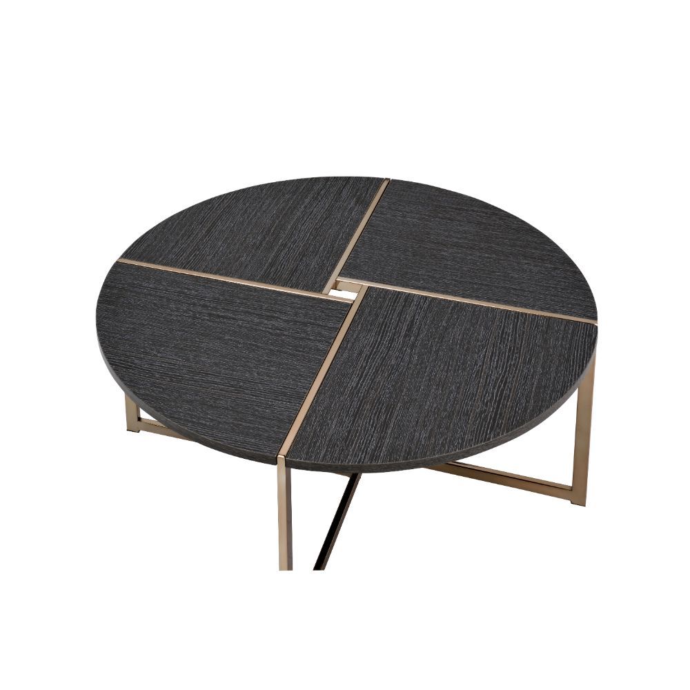 Bromia - Coffee Table - Black & Champagne - Tony's Home Furnishings