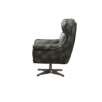 Thumbnail for Asotin - Accent Chair - Vintage Black Top Grain Leather - Tony's Home Furnishings