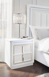 Thumbnail for Chalanna - White - Two Drawer Night Stand - Tony's Home Furnishings