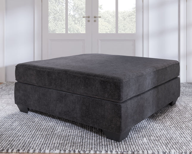 Lavernett - Charcoal - Oversized Accent Ottoman Ashley Furniture 