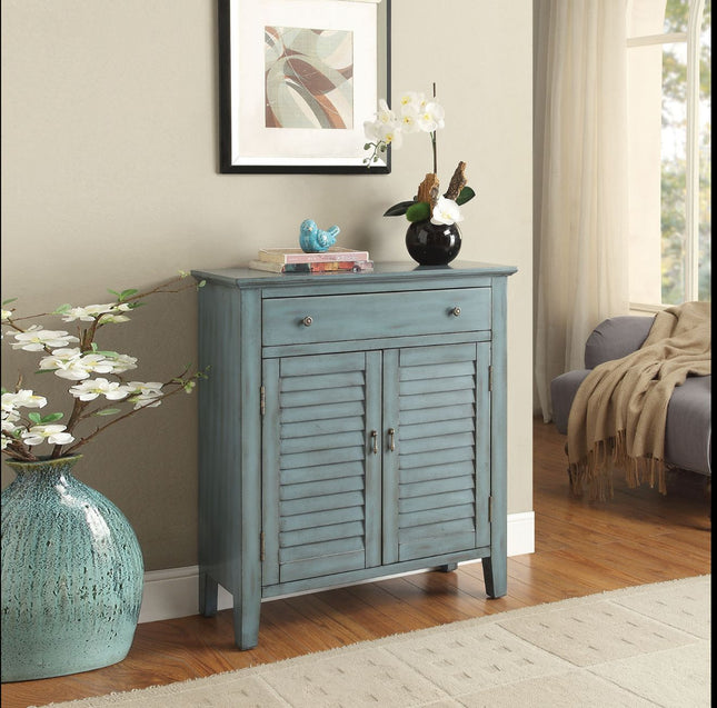 Winchell - Accent Table - Antique Blue - Tony's Home Furnishings