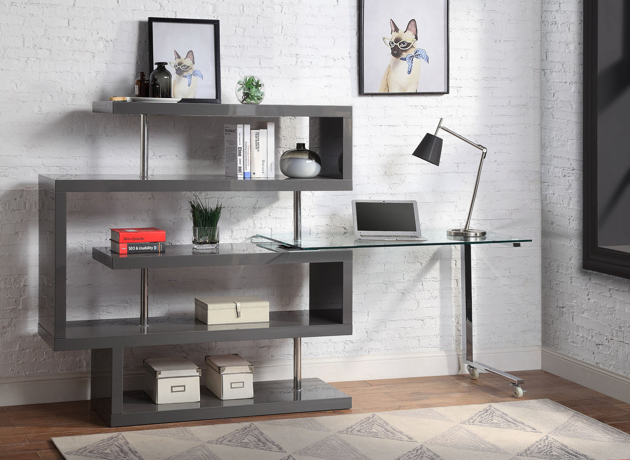 Raceloma - Writing Desk w/Shelf - Tony's Home Furnishings