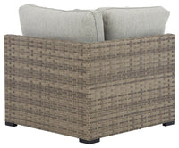 Thumbnail for Calworth - Beige - Corner With Cushion (Set of 2) Tony's Home Furnishings Furniture. Beds. Dressers. Sofas.