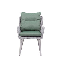 Thumbnail for Jenneva - Patio Set - Night Green Fabric & Gray Finish - Tony's Home Furnishings
