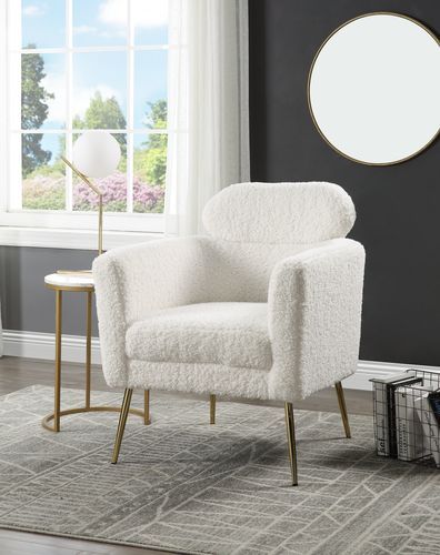 Connock - Accent Chair - White - Tony's Home Furnishings