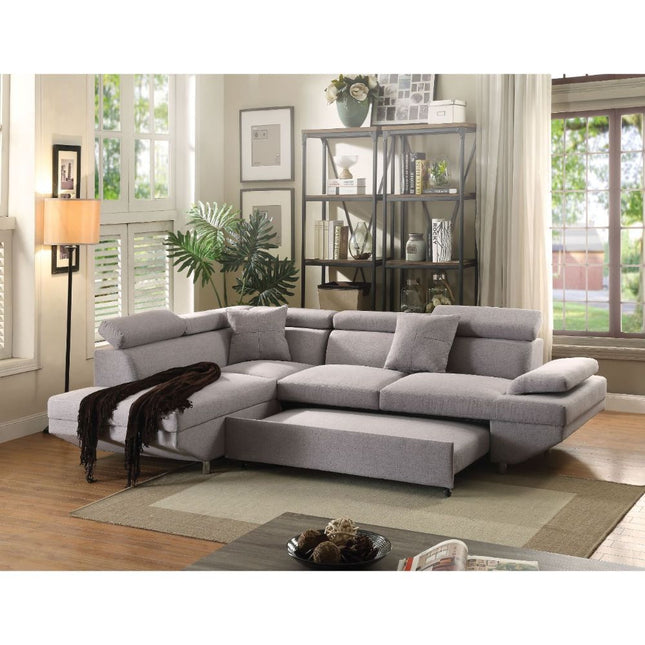 Jemima - Sectional Sofa - Gray Fabric - Tony's Home Furnishings