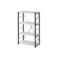 Thumbnail for Jurgen - Bookshelf - Antique White & Black - Tony's Home Furnishings