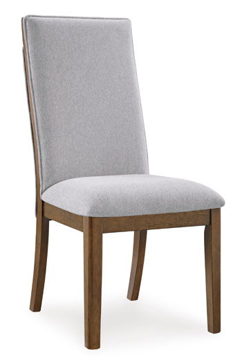 Lyncott - Beige / Brown - Dining Upholstered Side Chair (Set of 2) - Tony's Home Furnishings