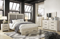 Thumbnail for Cambeck - Upholstered Panel Bedroom Set - Tony's Home Furnishings