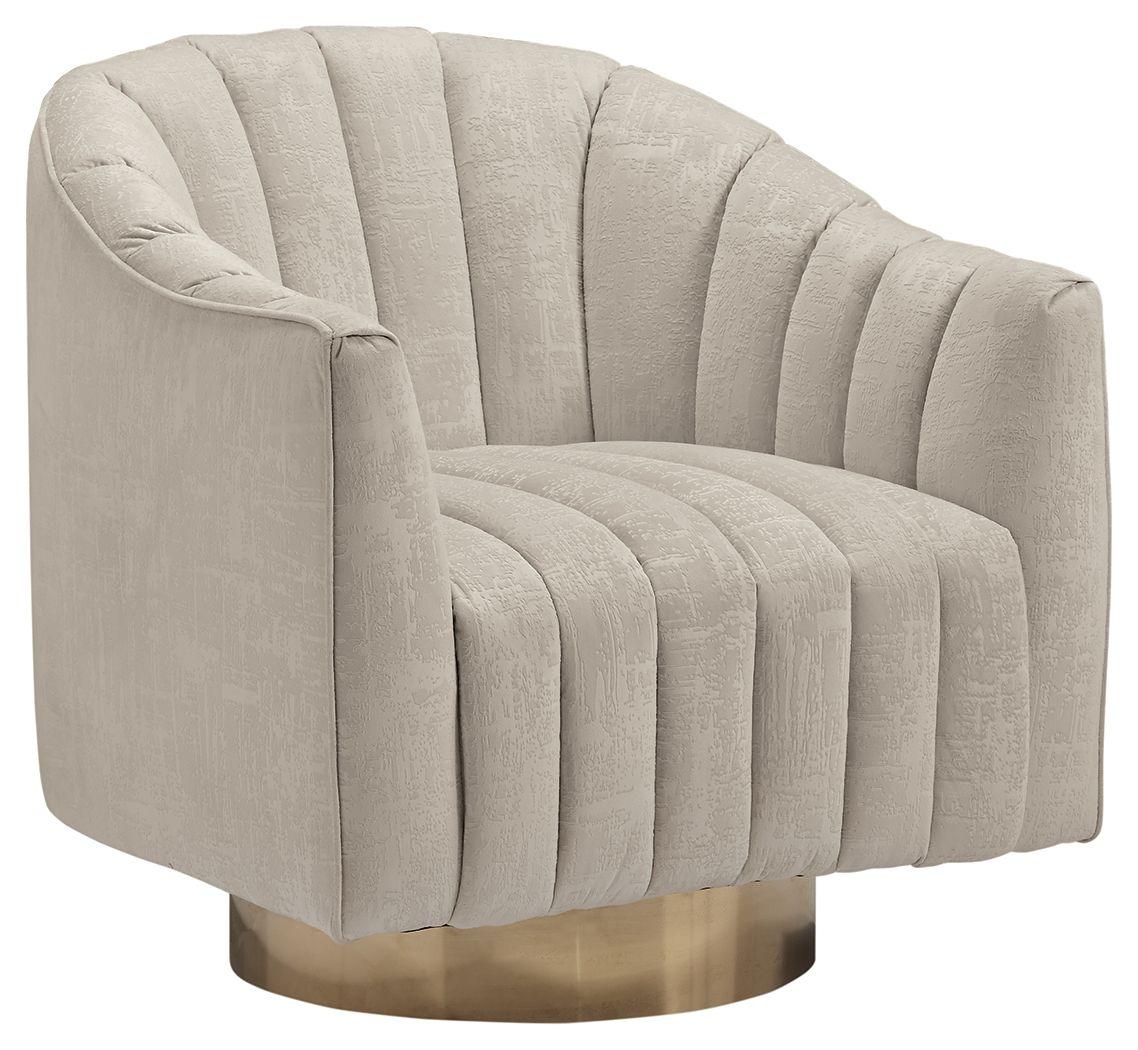 Penzlin - Pearl - Swivel Accent Chair Tony's Home Furnishings Furniture. Beds. Dressers. Sofas.