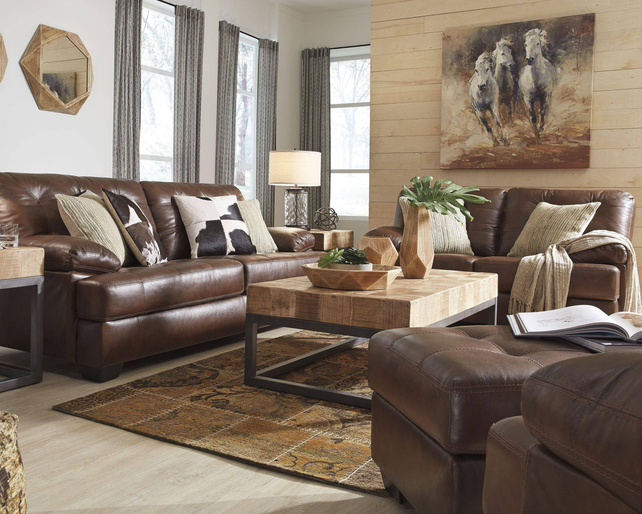 Odero - Brown - Wall Art Tony's Home Furnishings Furniture. Beds. Dressers. Sofas.